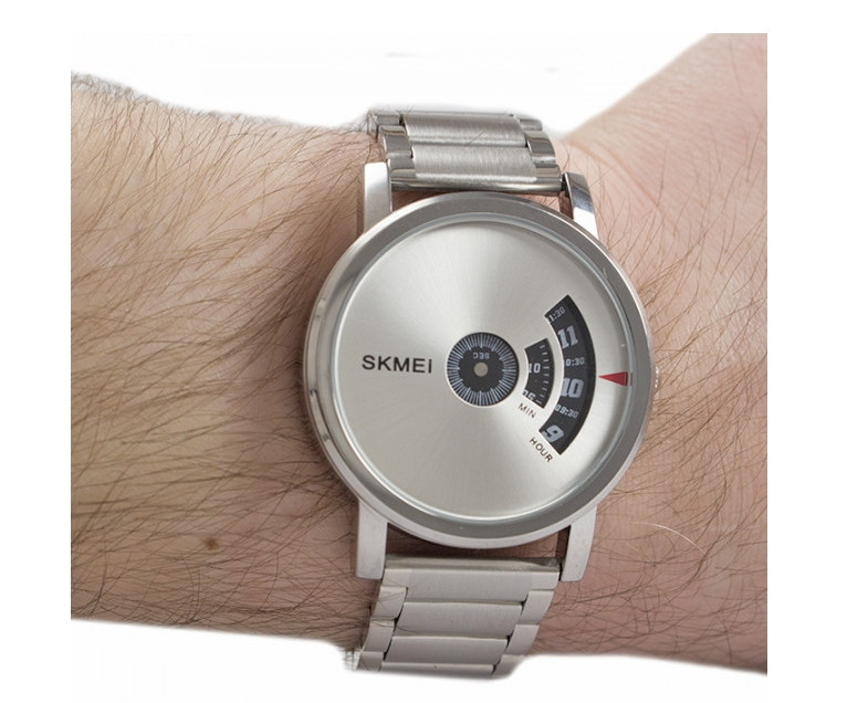 Мужские часы Skmei 1260 оригинальные silver black Киев - изображение 9