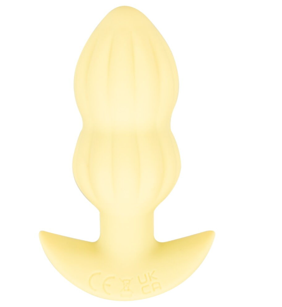 Анальна пробка з вібрацією Vibrating Mini Butt Plug Yellow Sex Aura Київ - фото 8