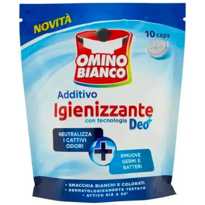 Таблетки дезинфицирующие Omino Bianco Additivo Igienizzante Deo 10 шт Львов - изображение 1