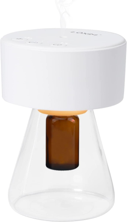 Аромадиффузор LOXIM Twilight безводный для эфирных масел, LED-подсветка, аккумулятор, таймер, белый Киев