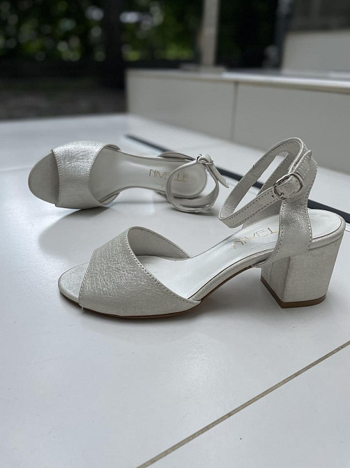 Nivelle Босоніжки жіночі NIVELLE 1898/6015-6033 білі (літо, шкіра-сатин натуральна) (3714) Коломия - фото 3