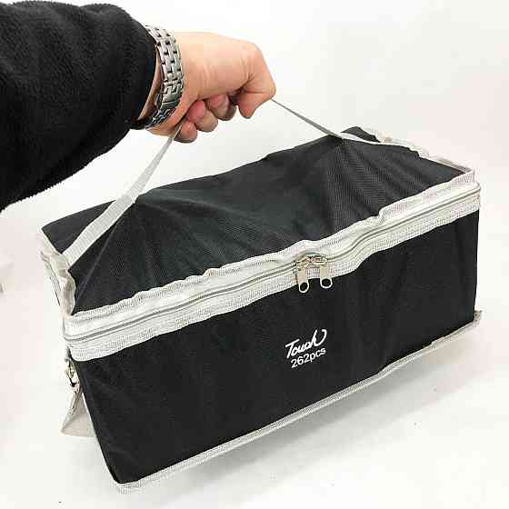 Набор цветных маркеров 262 шт, Набор качественных цветных двусторонних маркеров, Маркеры для дизайнеров UJ-74 Львов