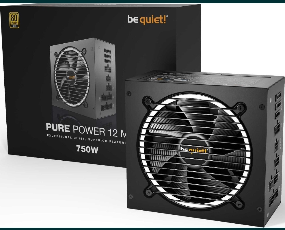 Блок -питания: be guiet Pure Power 12M 750W 80 Plus Cold (BN343) Киев - изображение 2