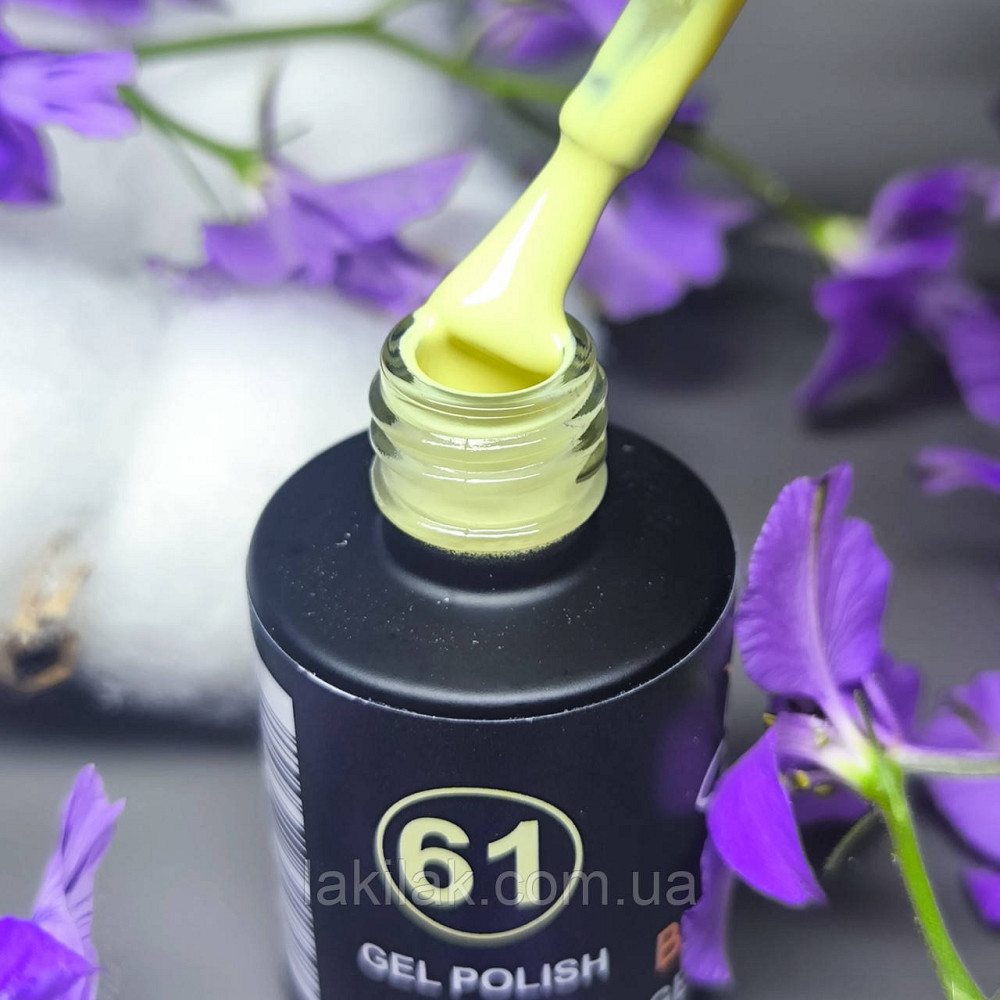 Гель-лак для нігтів Bee Nails 061 (блідо-жовтий) 8мл Херсон - фото 1