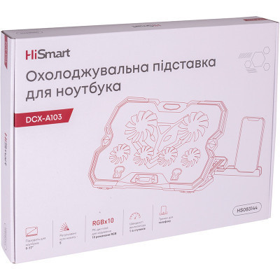 Підставка до ноутбука HiSmart DCX-A103 (HS083144) Вінниця - фото 6