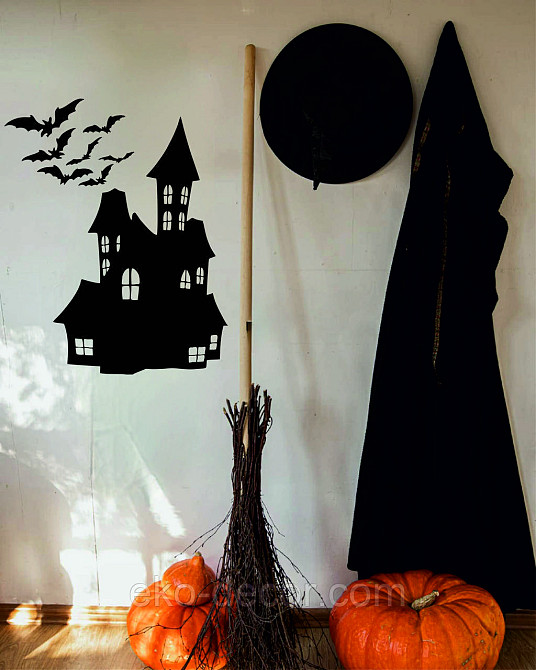 Декоративне настінне Панно «Замок», Декор на стіну 90*68 см, Чорний Київ - фото 6