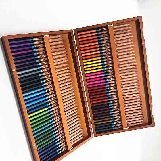 Подарочный набор масляных карандашей 72шт в кейсе Киев