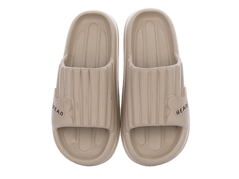 Женские шлепанцы бежевый пенка капучино Мишка Одесса - изображение 2