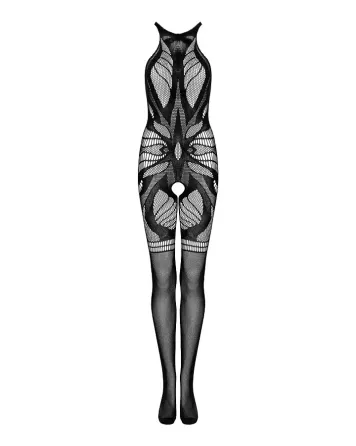 Сітчастий бодістокінг без рукавів Obsessive Bodystocking G331 S/M/L, black, з доступом Львів
