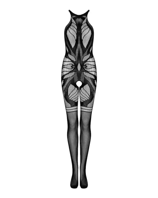 Сітчастий бодістокінг без рукавів Obsessive Bodystocking G331 S/M/L, black, з доступом Львів - фото 3