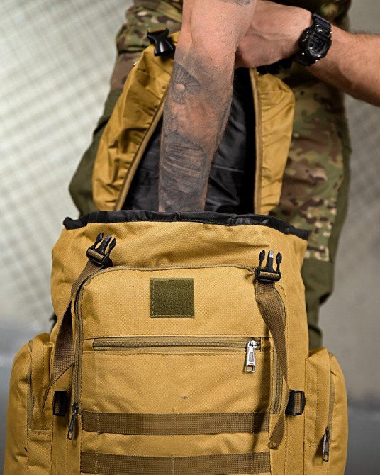 Милитари рюкзак baksik  coyot ПП4726 Одесса - изображение 4