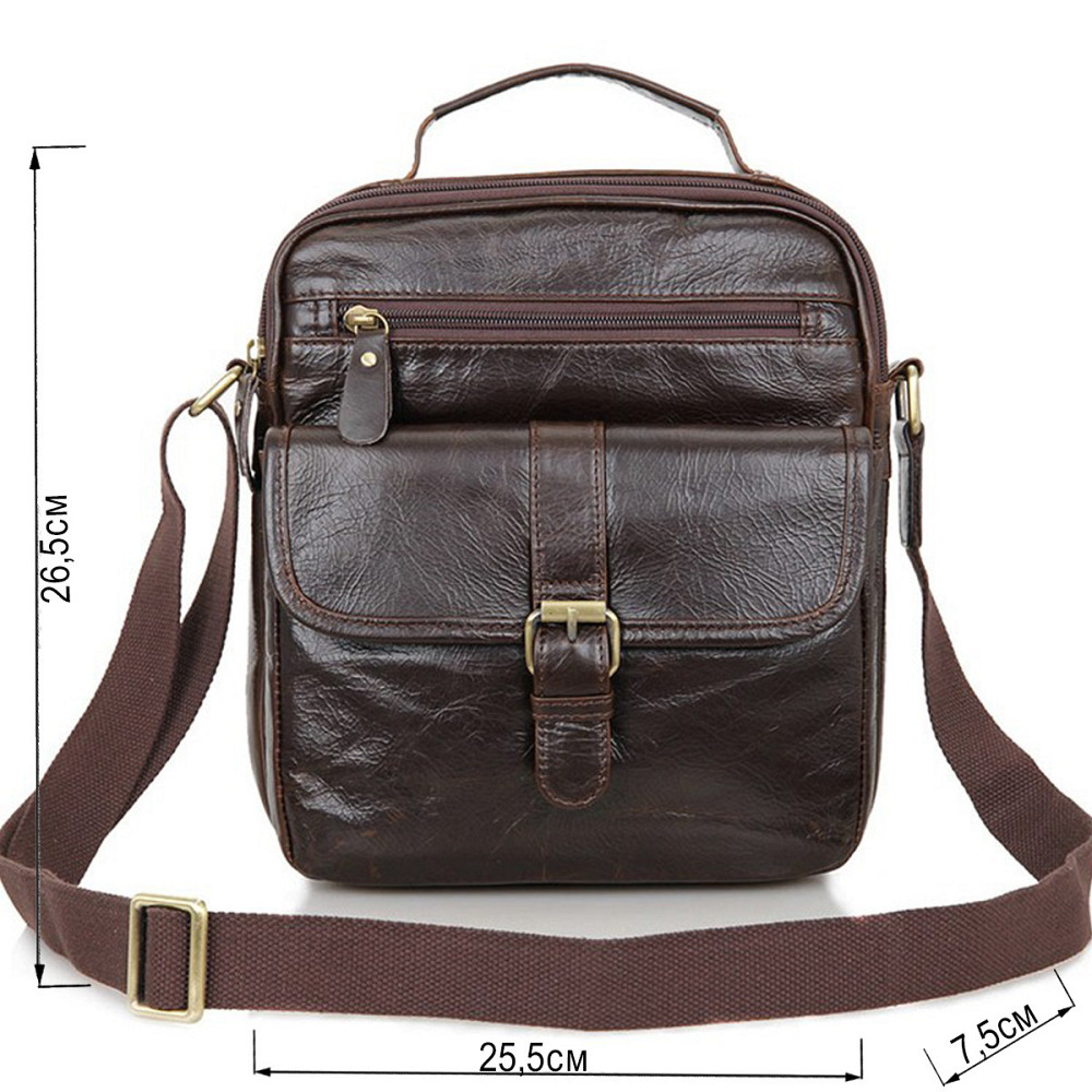 Сумка мужская Vintage 14104 Коричневая Киев - изображение 3