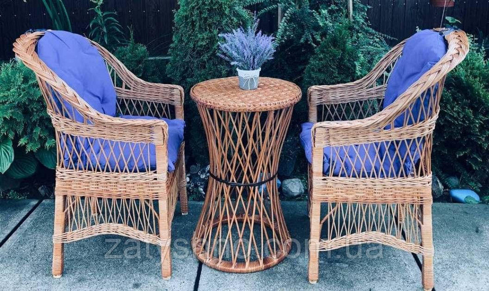Балконная плетеная мебель из лозы Киев - изображение 5