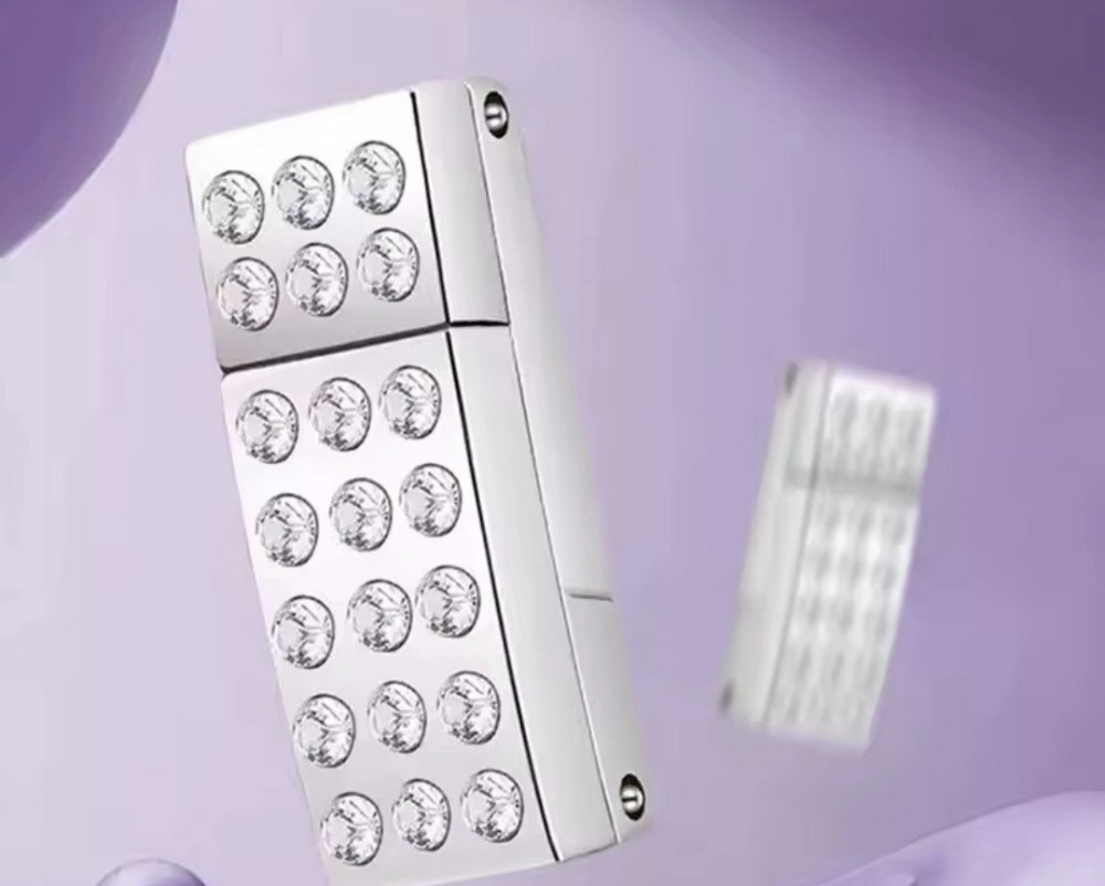 Застібка для шнурків магнітна  металева зі стразами 2 шт Смела - изображение 3