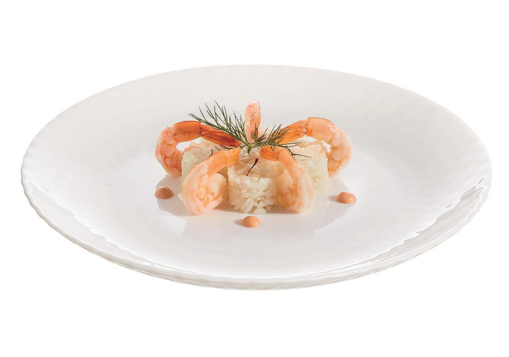 Тарілка десертна Luminarc Pampille White 19 см (6711255) Київ - фото 4