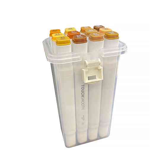 Маркери TOUCH 12 кольорів набір двосторонніх тіньових маркерів на спиртовій основі колірна палітра НА ВИБІР Кам'янець-Подільський