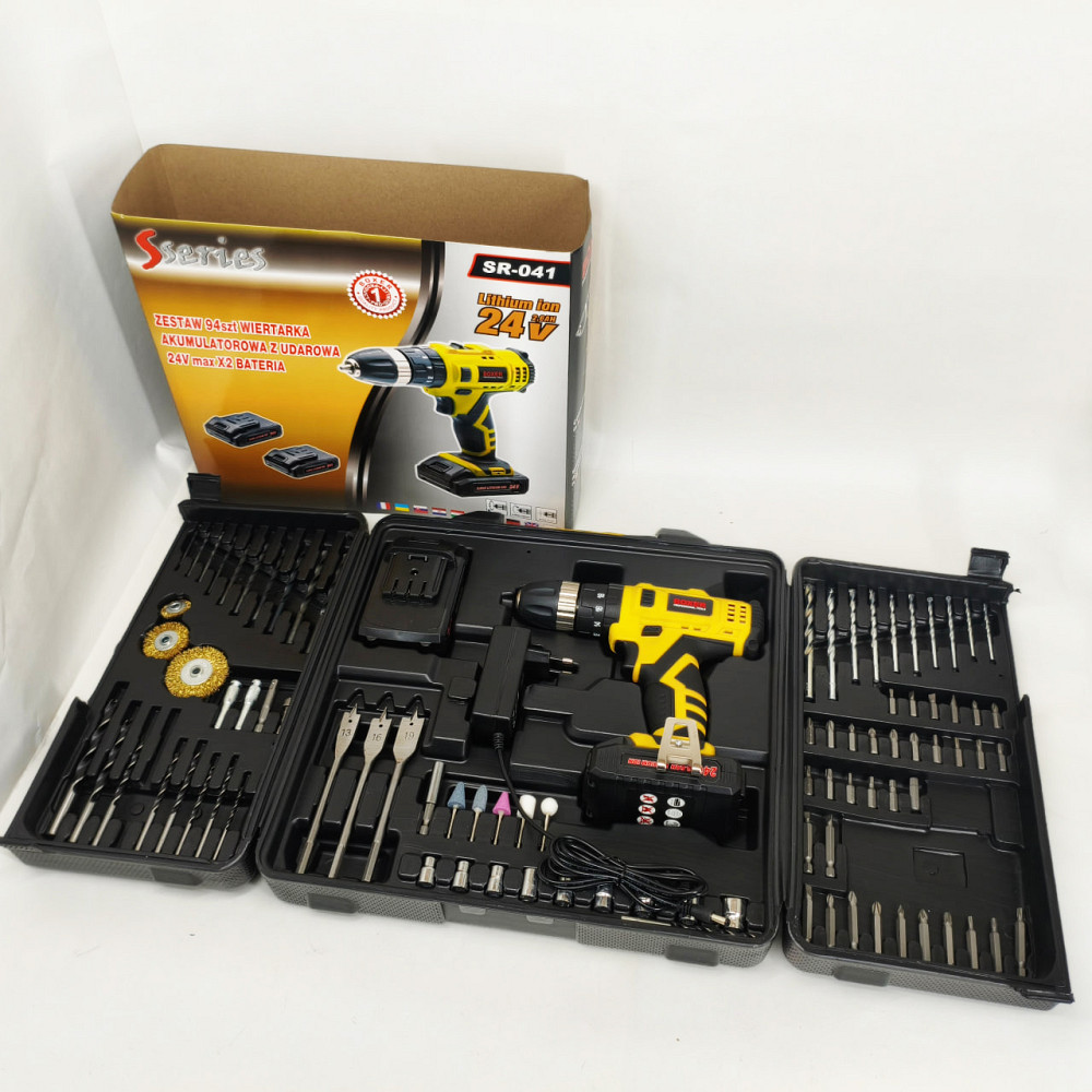 Робочий шуруповерт, Акумуляторний шуруповерт з насадками в кейсі Акб з набором інструменту RK-35 Львів - фото 4