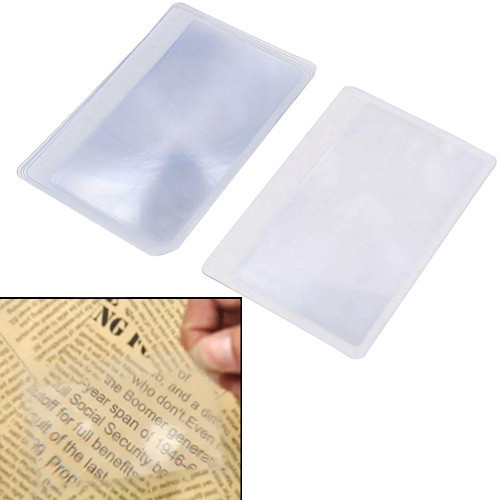 Гибкая лупа-карта для чтения, 10 штук Киев - изображение 6