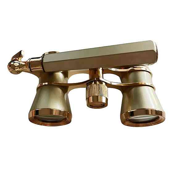 Театральний бінокль RESTEQ у вінтажному стилі — 3х збільшення, ручка, лорнет, оптика 25 мм Київ