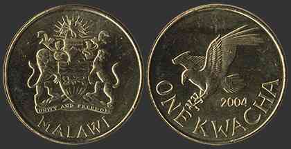 Malawi Малаві - 1 Kwacha 2004 aUNC Полтава