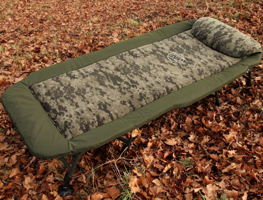 Складная Раскладушка с подушкой усиленная 8 ножек до 160 кг Mivardi 