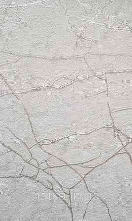 Шпалери вінілові на флізеліні AdaWall Roka 1.06х10 під камінь структурні сірі прожилки сріблом 23107-3 Київ