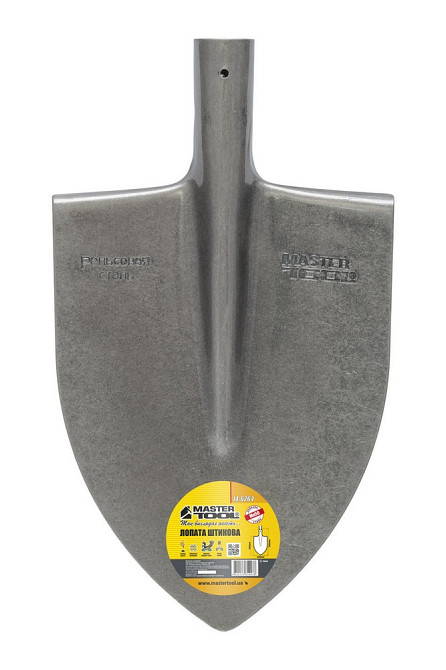 Лопата штикова MASTERTOOL 220х300х390 мм лакове покриття 14-6264 Ровно - изображение 1