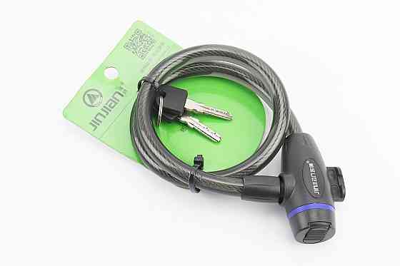 Замок протиугінний тросовий 650х12мм під ключ, 304 Київ