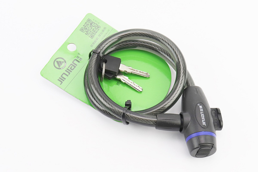 Замок протиугінний тросовий 650х12мм під ключ, 304 Київ - фото 1