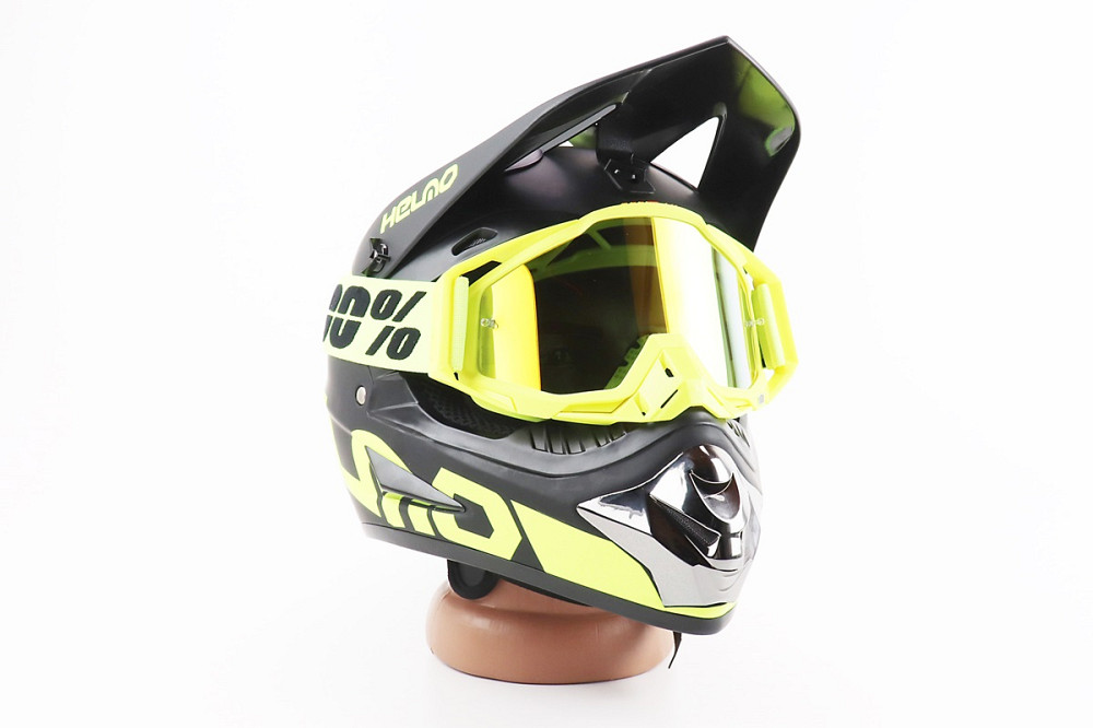 Окуляри кросові/ендуро/АТV, жовті (дзеркальне скло) Киев - изображение 3