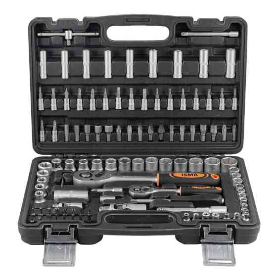 Набір інструментів 108пр. 1/4", 1/2" (6гр.) ISMA IS-41082-5 Одеса