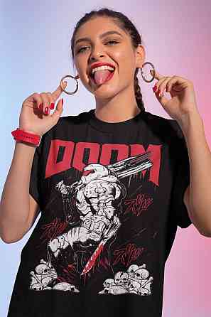 Футболка аниме Ог Д М Слайер оверсайз (S/M/L) Черний AnimeJ0035 Днепр