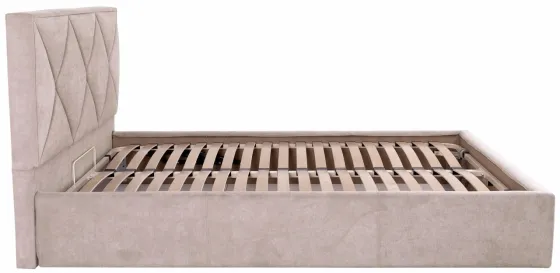 Ліжко Двоспальне Leeds Comfort 180 х 200 см Місті Mocco З підйомним механізмом та нішою для білизни Мокко Київ