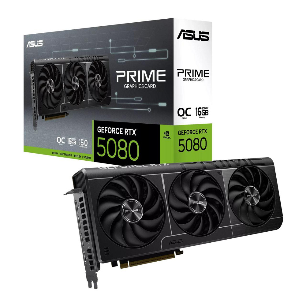 Відеокарта GF RTX 5080 16 GB GDDR7 Prime Evo OC Asus (PRIME-RTX5080-O16G-EVO) ( 18622 ) Харьков - изображение 1