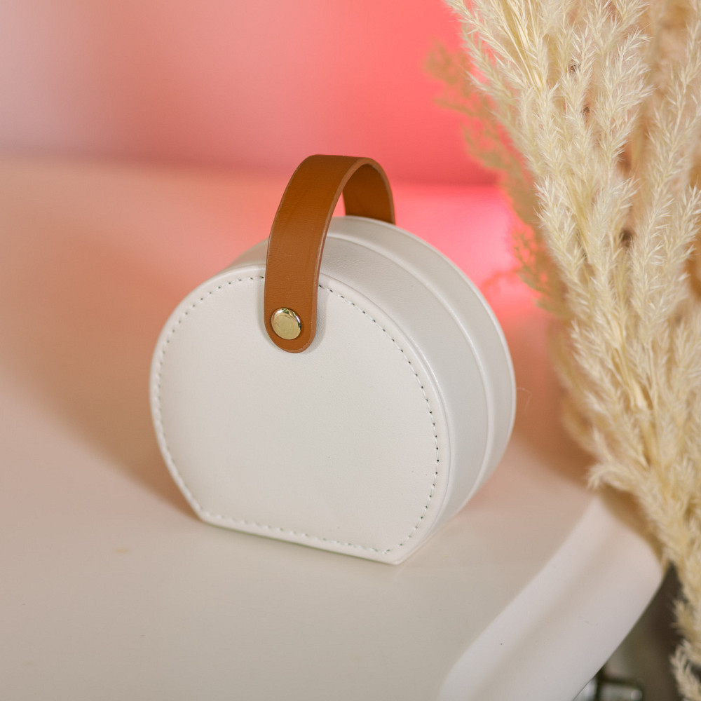 Yiwu Скринька для прикрас з еко шкіри 10×9×4.5 см ​​органайзер для ювелірних виробів HP-5-31BE Коломыя - изображение 6