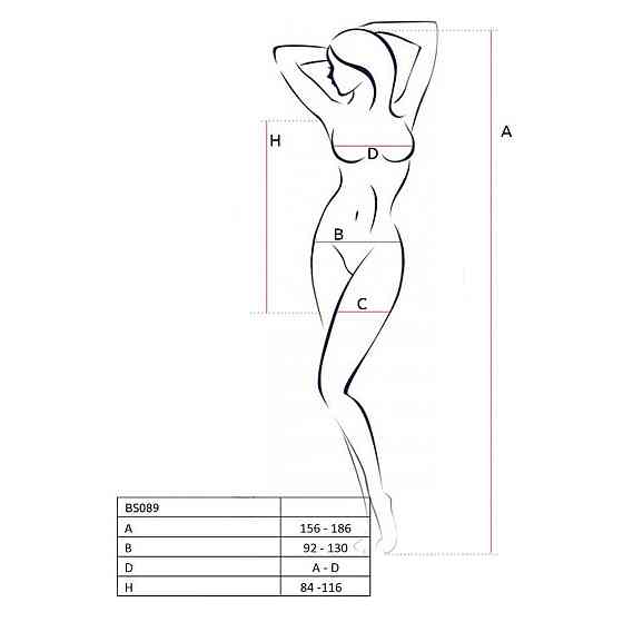 Бодістокінг-сукня Passion BS089 red, міні, плетіння у вигляді павутини Sex Aura Київ