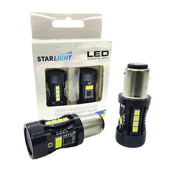 Комплект світлодіодних ламп StarLight LED SL-CB7 CANBUS P21/5W BAY15D WHITE 6000K 12V Харків