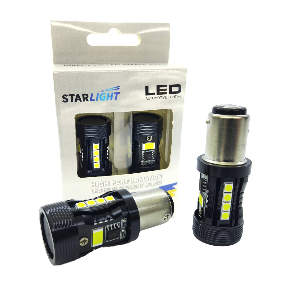 Комплект светодиодных ламп StarLight LED SL-CB7 CANBUS P21/5W BAY15D WHITE 6000K 12V Харьков - изображение 1
