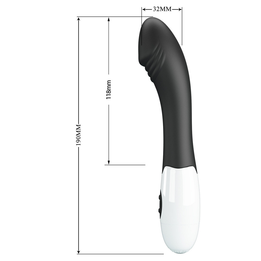 Силиконовый вибратор PRETTY LOVE Elemental black Sex Aura Киев - изображение 2