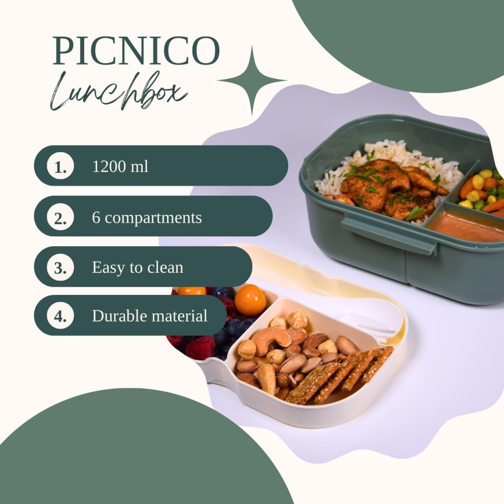 Ланч бокс з роздільником Picnico Луцьк - фото 3