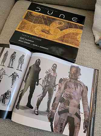 Артбук The Art and Soul of Dune, книга по фильму Дюна, иллюстрации, интервью, эскизы 