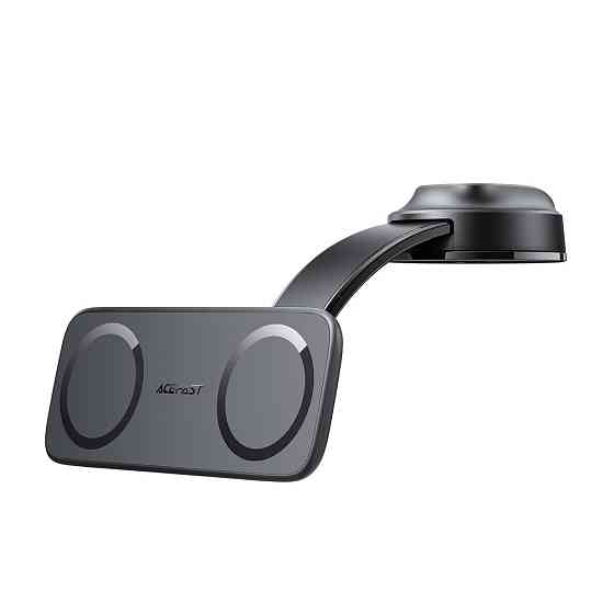 Автомобильный держатель для телефона ACEFAST D60 dual magnet car holder for dashboard Black Одесса