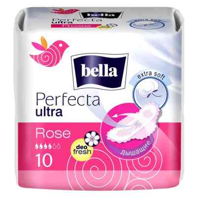 Гигиенические прокладки Bella Perfecta Ultra Rose Deo Fresh 10 шт. (5900516305918) Винница