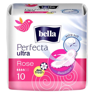 Гигиенические прокладки Bella Perfecta Ultra Rose Deo Fresh 10 шт. (5900516305918) Винница - изображение 1