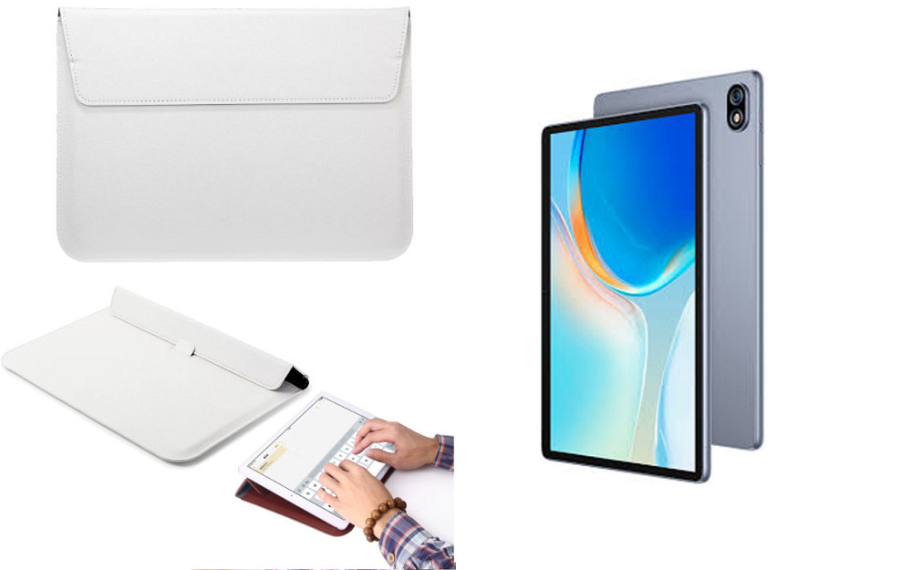 Чехол-конверт VitoCase для Ulefone Tab W10, с функцией подставки для планшета Белый Киев - изображение 1