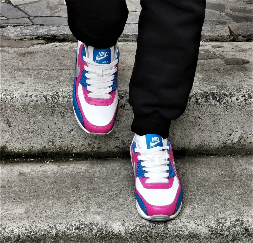 Кроссовки Nike 90 Женские Разноцветные с Амортизацией Цветные Найк (размеры: 37,38,39,40,41) Видео Обзор Днепр - изображение 8