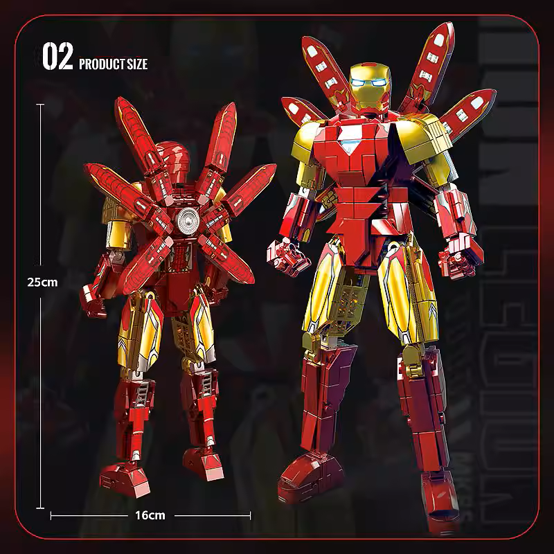 Конструктор Железный человек Марк 85, 553 деталь Киев - изображение 4