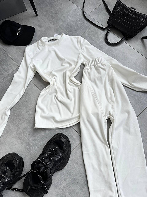 Жіноча базова тепла та приємна термобілизна пума Білий, 44/46 Одеса - фото 5