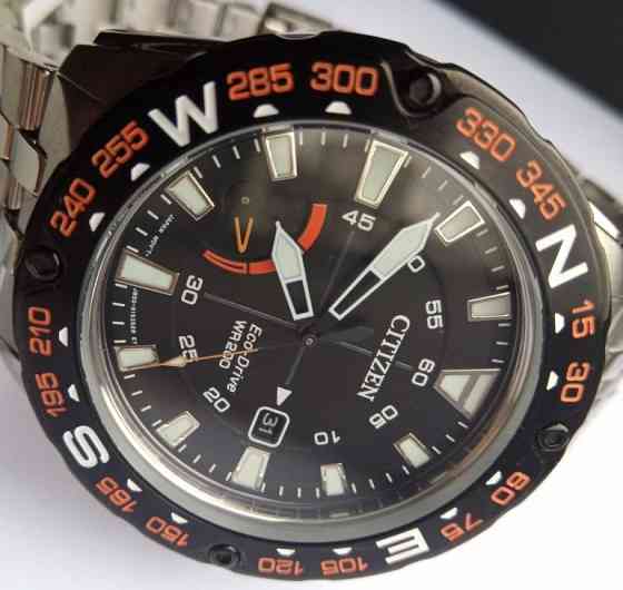 Японський 200-м спортивний годинник Citizen Eco-Drive AW7048-51E, Харків