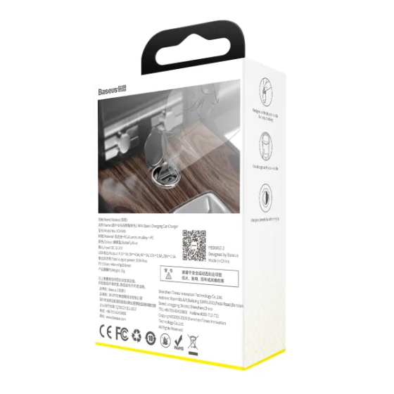 Зарядний пристрій Baseus Tiny Star Mini для авто 30W Сірий Київ